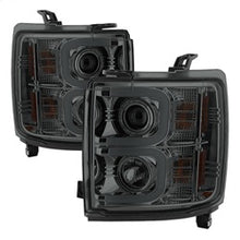 Load image into Gallery viewer, Chevy-Silverado-14-16-2500-Hd-Projector-Headlights-Light-Bar-Drl-Smke-Pro-Yd-Cshd14-Lbdrl-Sm