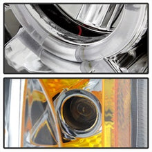 Load image into Gallery viewer, Chevy-Silverado-1500-03-06-Projector-Headlights-Led-Halo-Led-Ambr-Reflctr-Ch-Pro-Yd-Cs03-Am-C