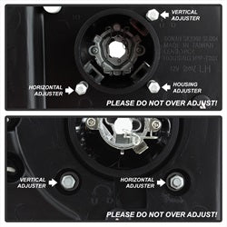 Chevy-Silverado-1500-03-06-Projector-Headlights-Led-Halo-Led-Ambr-Reflctr-Ch-Pro-Yd-Cs03-Am-C