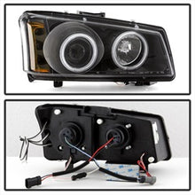 Load image into Gallery viewer, Chevy-Silverado-1500-03-06-Projector-Headlightsccflhalo-Led-Blk-High-H1-Pro-Yd-Cs03-Ccfl-Bk