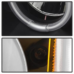 Chevy-Silverado-1500-03-06-Projector-Headlightsccflhalo-Led-Blk-High-H1-Pro-Yd-Cs03-Ccfl-Bk