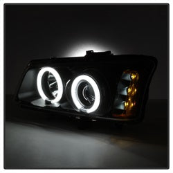 Chevy-Silverado-1500-03-06-Projector-Headlightsccflhalo-Led-Blk-High-H1-Pro-Yd-Cs03-Ccfl-Bk
