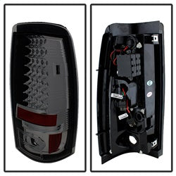 Chevy-Silverado-1500-03-06-(Does-Not-Fit-Stepside)Led-Tail-Lights-Smke-Alt-Yd-Cs03-Led-Sm