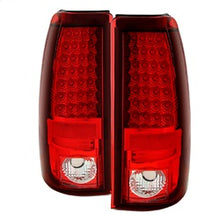 Load image into Gallery viewer, Chevy-Silverado-1500-03-06-(Not-Fit-Stepside)Led-Tail-Lights-Red-Clear-Alt-Yd-Cs03-Led-Rc