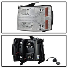 Load image into Gallery viewer, Chevy-Silverado-1500-07-13-V2-Projector-Headlights---Led-Drl---Chrome-Pro-Yd-Cs07v2-Drl-C