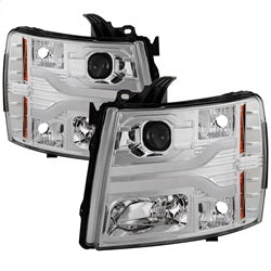 Chevy-Silverado-1500-07-13-Version-3-Projector-Headlights---Chrome-Pro-Yd-Cs07v3-Lbdrl-C