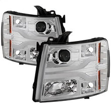 Load image into Gallery viewer, Chevy-Silverado-1500-07-13-Version-3-Projector-Headlights---Chrome-Pro-Yd-Cs07v3-Lbdrl-C