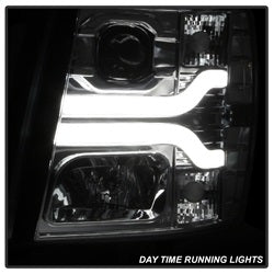 Chevy-Silverado-1500-07-13-Version-3-Projector-Headlights---Chrome-Pro-Yd-Cs07v3-Lbdrl-C