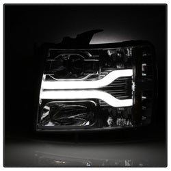 Chevy-Silverado-1500-07-13-Version-3-Projector-Headlights---Chrome-Pro-Yd-Cs07v3-Lbdrl-C