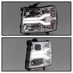 Chevy-Silverado-1500-07-13-Version-3-Projector-Headlights---Chrome-Pro-Yd-Cs07v3-Lbdrl-C