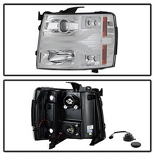 Load image into Gallery viewer, Chevy-Silverado-1500-07-13-Version-3-Projector-Headlights---Chrome-Pro-Yd-Cs07v3-Lbdrl-C
