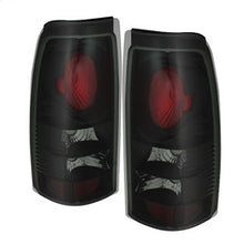 Load image into Gallery viewer, Chevy-Silverado-1500-99-02-(Not-Fit-Stepside)-Euro-Style-Tail-Lights-Blk-Smke-Alt-Yd-Cs99-Bsm