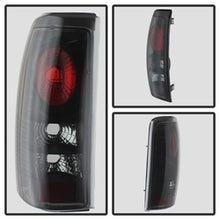 Load image into Gallery viewer, Chevy-Silverado-1500-99-02-(Not-Fit-Stepside)-Euro-Style-Tail-Lights-Blk-Smke-Alt-Yd-Cs99-Bsm