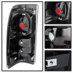 Chevy-Silverado-1500-99-02-(Not-Fit-Stepside)-Euro-Style-Tail-Lights-Blk-Smke-Alt-Yd-Cs99-Bsm