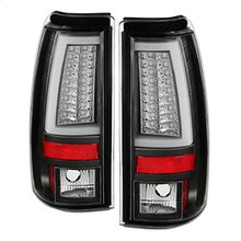 Load image into Gallery viewer, Chevy-Silverado-15002500-03-06-Version-2-Led-Tail-Lights---Black-Alt-Yd-Cs03v2-Led-Bk