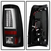 Load image into Gallery viewer, Chevy-Silverado-15002500-03-06-Version-2-Led-Tail-Lights---Black-Alt-Yd-Cs03v2-Led-Bk