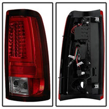 Load image into Gallery viewer, Chevy-Silverado-15002500-03-06-Version-2-Led-Tail-Lights---Red-Smoke-Alt-Yd-Cs03v2-Led-Rs