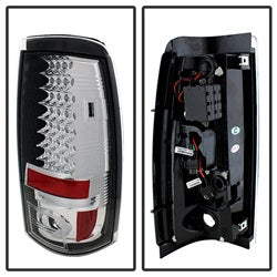 Chevy-Silverado-15002500-03-06-(Does-Not-Fit-Stepside)Led-Tail-Lights-Chrm-Alt-Yd-Cs03-Led-C