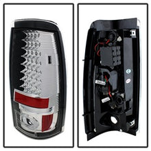 Load image into Gallery viewer, Chevy-Silverado-15002500-03-06-(Does-Not-Fit-Stepside)Led-Tail-Lights-Chrm-Alt-Yd-Cs03-Led-C