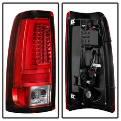 Chevy-Silverado-15002500-99-02-Version-2-Led-Tail-Lights---Red-Clear-Alt-Yd-Cs99v2-Led-Rc