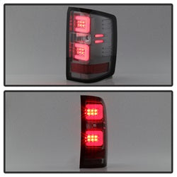 Chevy-Silverado-2016-2017-Light-Bar-Led-Tail-Lights---Smoke-Alt-Yd-Cs16-Led-Sm