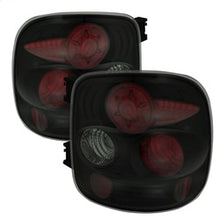 Load image into Gallery viewer, Chevy-Silverado-Stepside-99-04-Euro-Style-Tail-Lights-Black-Smoke-Alt-Yd-Cs99sts-Bsm