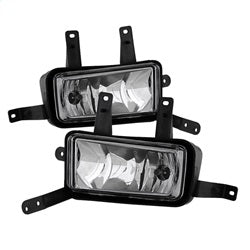 Chevy-Suburban-Tahoe-2015-17-Oem-Fog-Lights-WChrm-Trim-Cover-And-Switch-Clear-Fl-Ctah15-C