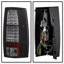 Load image into Gallery viewer, Chevy-SuburbanGmc-YukonYukon-Denali-07-14-Led-Tail-Lights-Blk-Alt-Yd-Csub07-Led-Bk