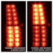 Load image into Gallery viewer, Chevy-SuburbanGmc-YukonYukon-Denali-07-14-Led-Tail-Lights-Blk-Alt-Yd-Csub07-Led-Bk