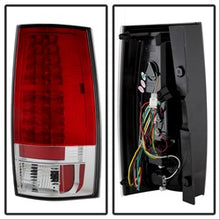 Load image into Gallery viewer, Chevy-SuburbanGmc-YukonYukon-Denali-07-14-Led-Tail-Lights-Red-Clear-Alt-Yd-Csub07-Led-Rc