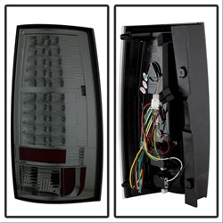 Chevy-SuburbanGmc-YukonYukon-Denali-07-14-Led-Tail-Lights-Smke-Alt-Yd-Csub07-Led-Sm
