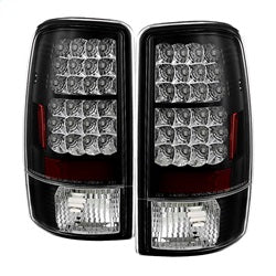 Chevy-SuburbanTahoe-15002500-00-06Gmc-Yukon-Led-Tail-Lights-Black-Alt-Yd-Cd00-Led-Bk