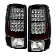 Load image into Gallery viewer, Chevy-SuburbanTahoe-15002500-00-06Gmc-Yukon-Led-Tail-Lights-Black-Alt-Yd-Cd00-Led-Bk