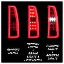 Load image into Gallery viewer, Chevy-Tahoe--Suburban-15-17-Led-Tail-Lights---Red-Clear-(Alt-Yd-Cta15-Led-Rc)