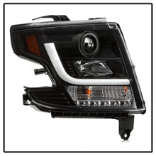 Load image into Gallery viewer, Chevy-Tahoe--Suburban-2015--2016-Projector-Headlights---Drl-Led---Black-Pro-Yd-Cta15-Drl-Bk