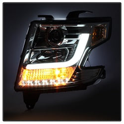 Chevy-Tahoe--Suburban-2015--2016-Projector-Headlights---Drl-Led---Chrome-Pro-Yd-Cta15-Drl-C