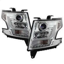 Load image into Gallery viewer, Chevy-Tahoe--Suburban-2015--2016-Projector-Headlights---Drl-Led---Chrome-Pro-Yd-Cta15-Drl-C