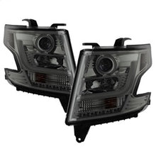 Load image into Gallery viewer, Chevy-Tahoe--Suburban-2015--2016-Projector-Headlights---Drl-Led---Smoke-Pro-Yd-Cta15-Drl-Sm