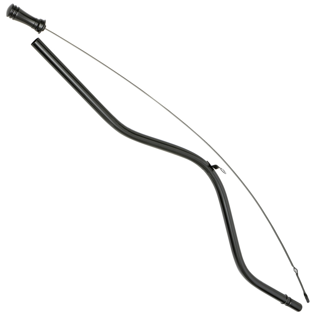 Chevy-Th350-Trans-Fluid-Dipstick-Aluminum-HandleSteel-Tube-27In-Long-Black