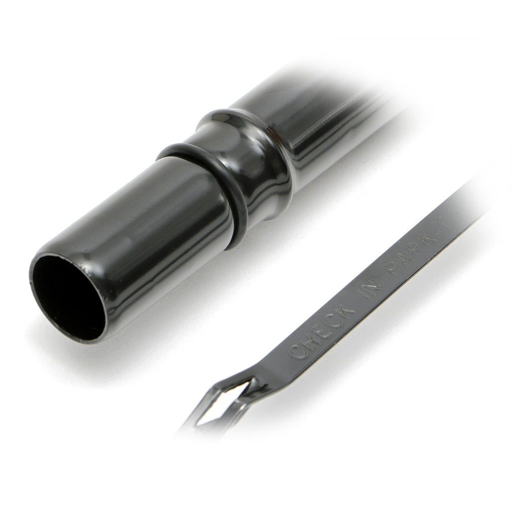 Chevy-Th400-Trans-Fluid-Dipstick-Aluminum-HandleSteel-Tube-24In-Long-Black