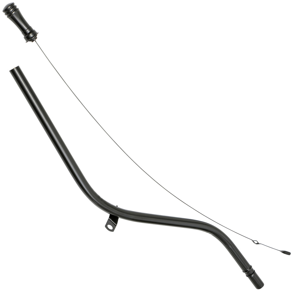 Chevy-Th400-Trans-Fluid-Dipstick-Aluminum-HandleSteel-Tube-24In-Long-Black