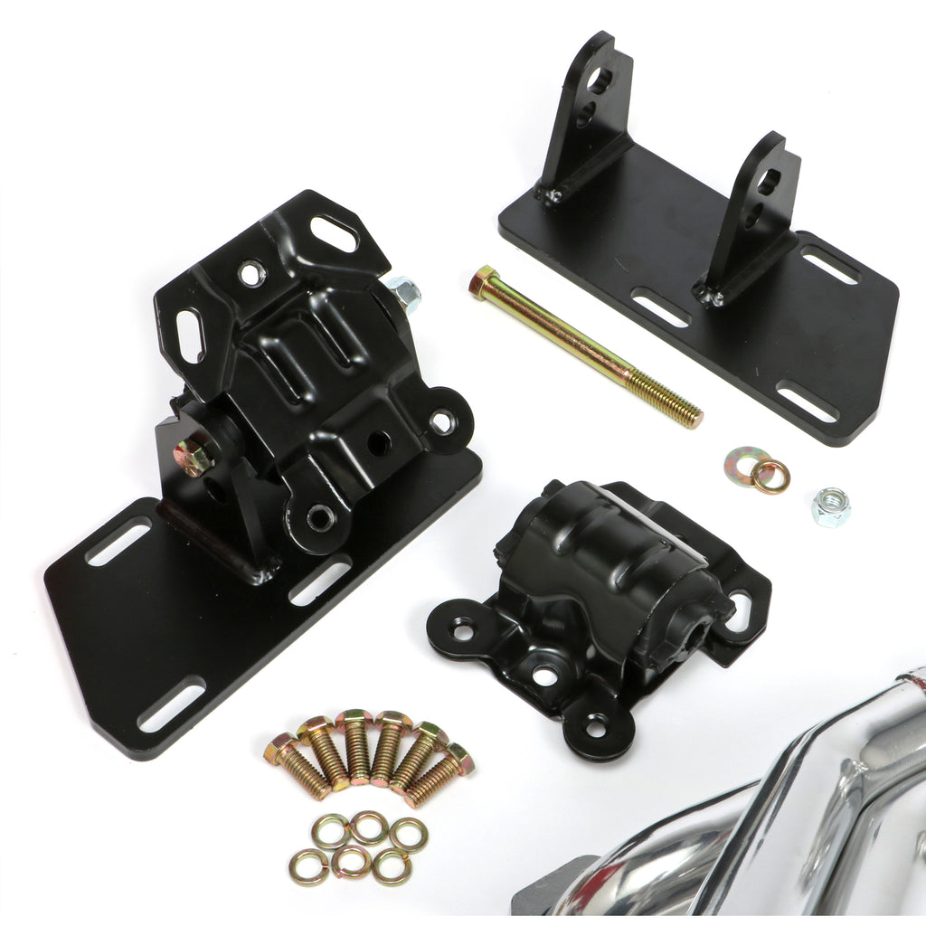 Chevy-V8-In-2Wd-S10--S15-Engine-Swap-Kit;-Htc-Coated-Headers--Angle-Plug-Head