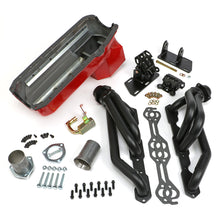 Load image into Gallery viewer, Chevy-V8-Into-2Wd-S10--S15-Engine-Swap-Kit;-Black-Elite-Headers--Factory-Head