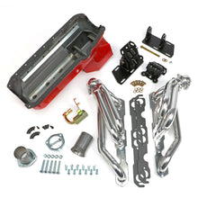 Load image into Gallery viewer, Chevy-V8-Into-2Wd-S10--S15-Engine-Swap-Kit;-Htc-Coated-Headers--Factory-Head