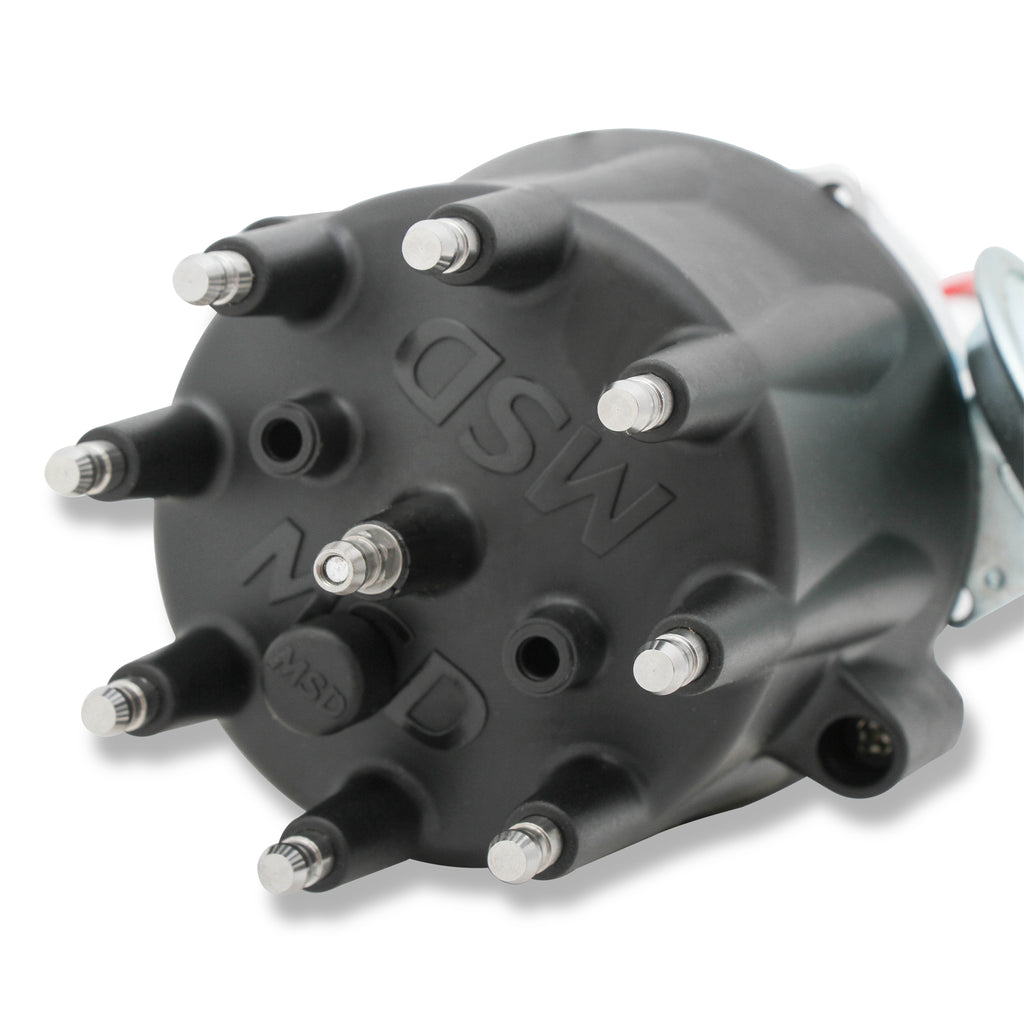 Chevy-V8-WInternal-Module-Distributor-And-Black-Cap