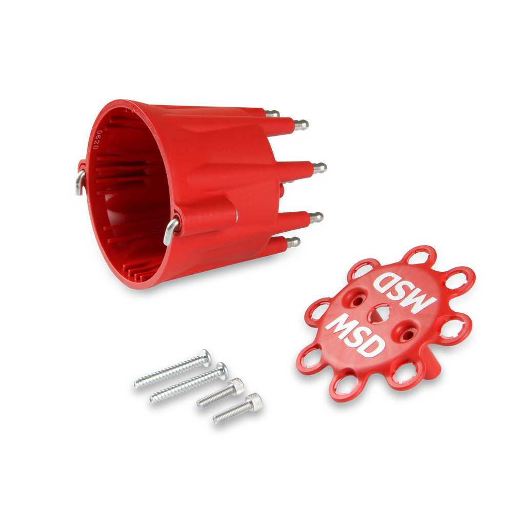 ChevyFordChrysler-V8-Distributor-Cap-Hei-Terminals-Spark-Plug-Wire-Retainer