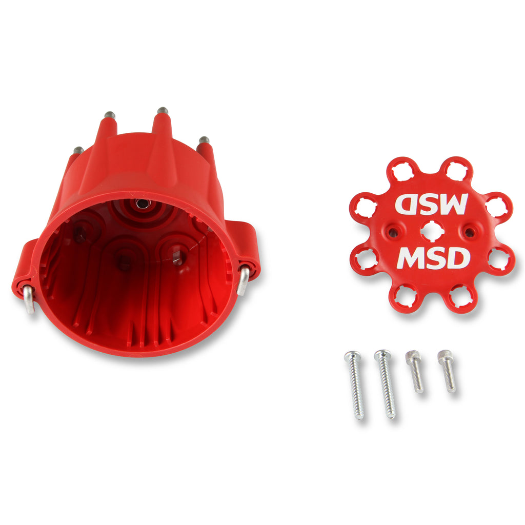 ChevyFordChrysler-V8-Distributor-Cap-Hei-Terminals-Spark-Plug-Wire-Retainer