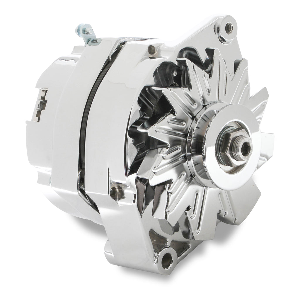 Chrome-Alternator-Early-Gm-Delco-80-Amp