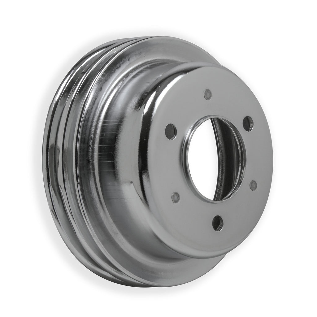 Chrome-Crankshaft-Pulley---Double-Groove