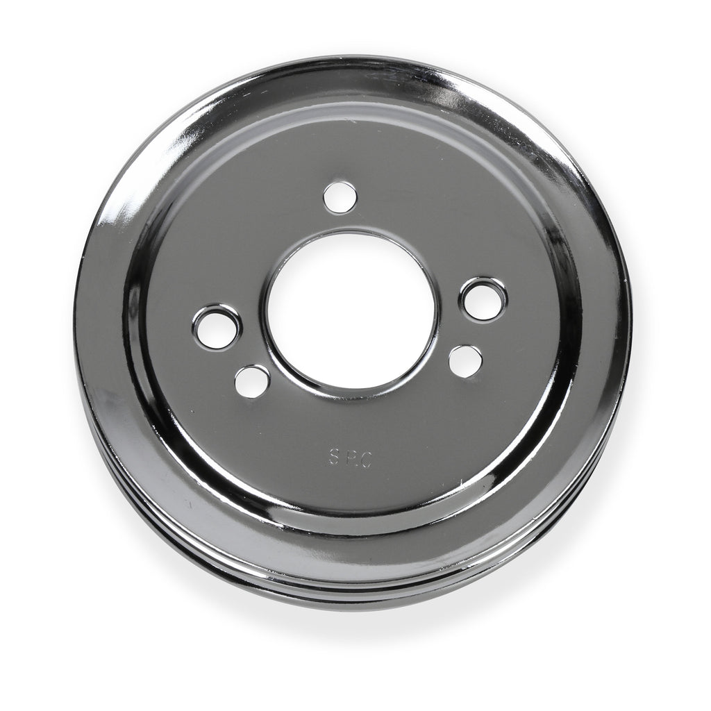 Chrome-Crankshaft-Pulley---Double-Groove